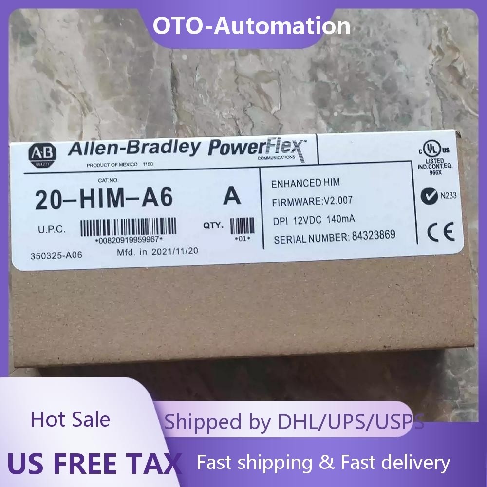 Allen-Bradley 20-HIM-A6 PoweFlex Enhanced HIM FW V2.007 12VFC New Factory Sealed