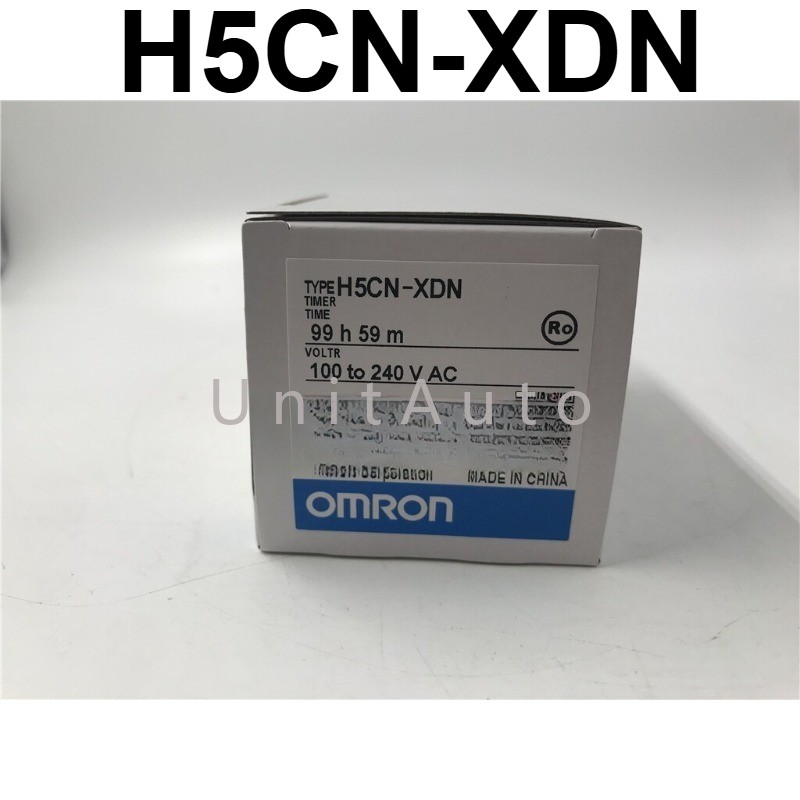 Omron H5CN-XDN Digital Timer 100-240VAC SPDT Relay Output DIN48×48mm 1min~99H59M