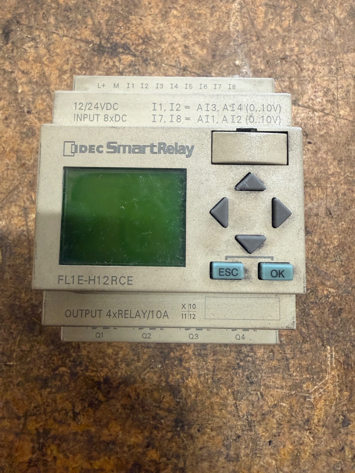 IDEC SmartRelay Programmable PLC N2612 FL1E-H12RCE (TESTED)