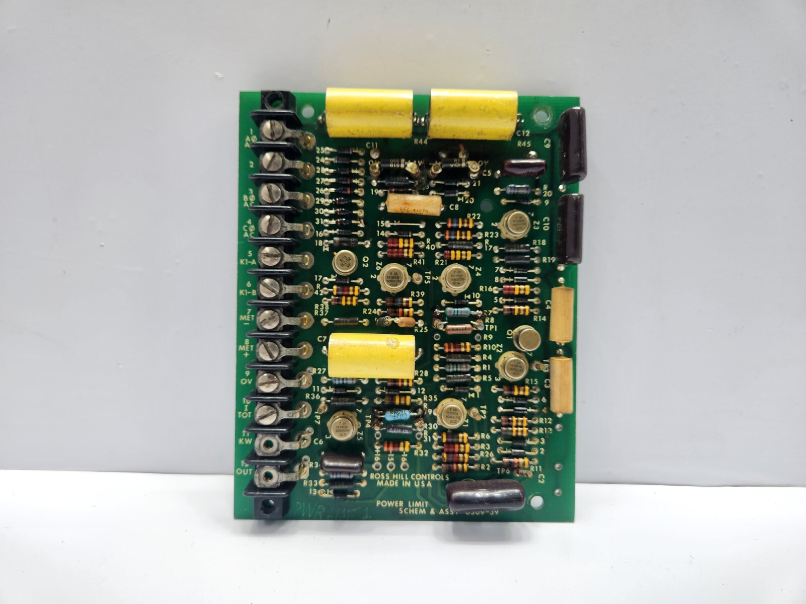 ROSS HILL CONTROLS 0509-39 POWER LIMIT PCB CARD 0509-3900-00