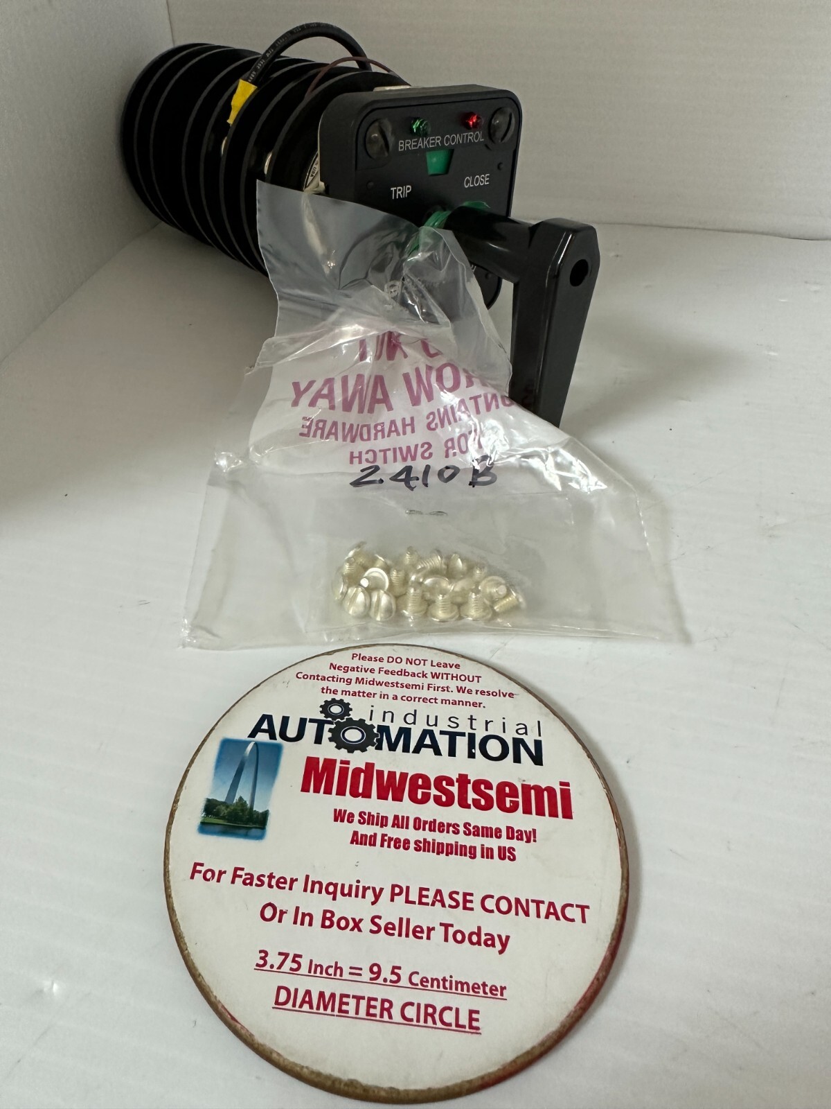 NEW ELECTROSWITCH SERIES 24 74PB205LL ROTARY CAM SWITCH 240/480VAC ID: 2410B