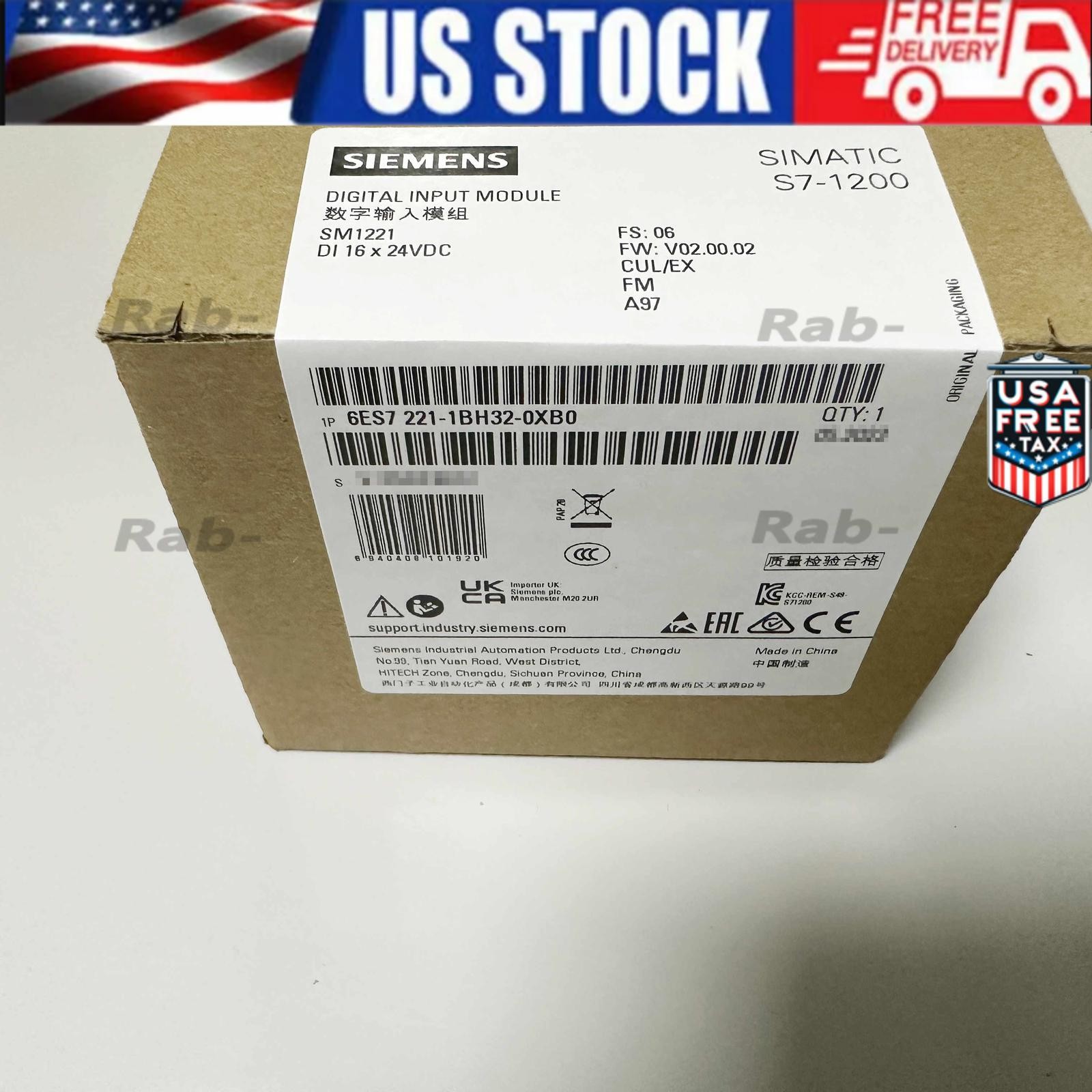 New Siemens 6ES7221-1BH32-0XB0 6ES7 221-1BH32-0XB0 S7-1200 Digital input SM 1221