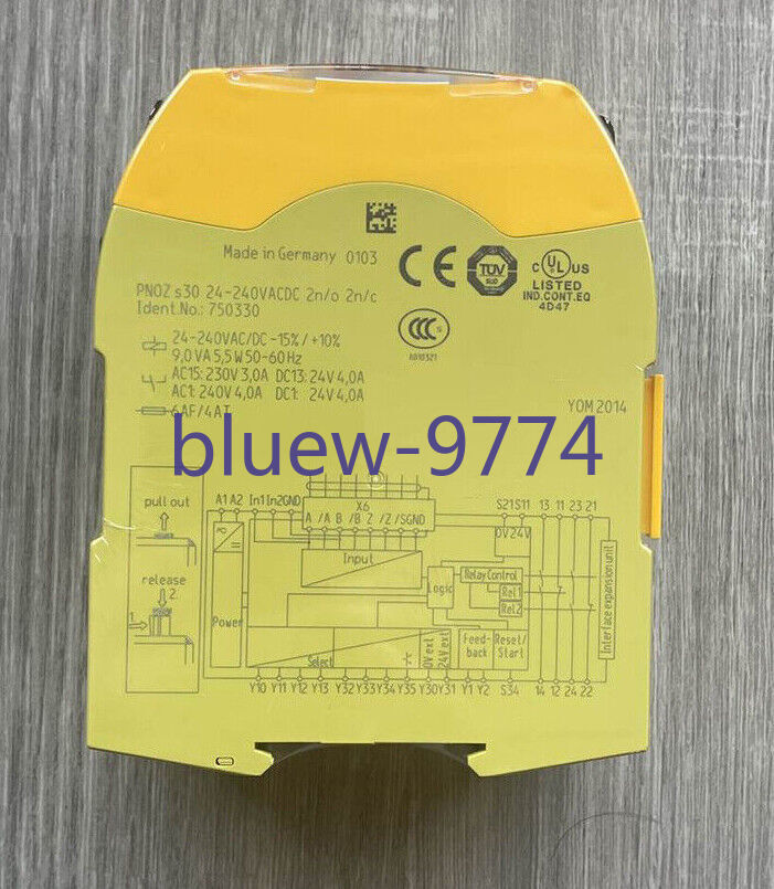 1PC New PILZ 750330 PLC Module Safety Relays PNOZ S30 24-240VADC DHL Expedited