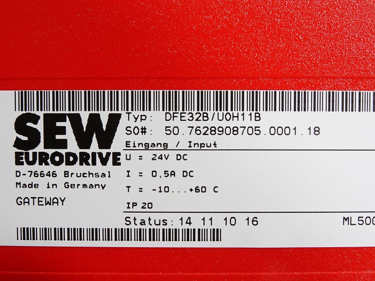 SEW Eurodrive Gateway DFE32B UOH11B DFE32B/UOH11B