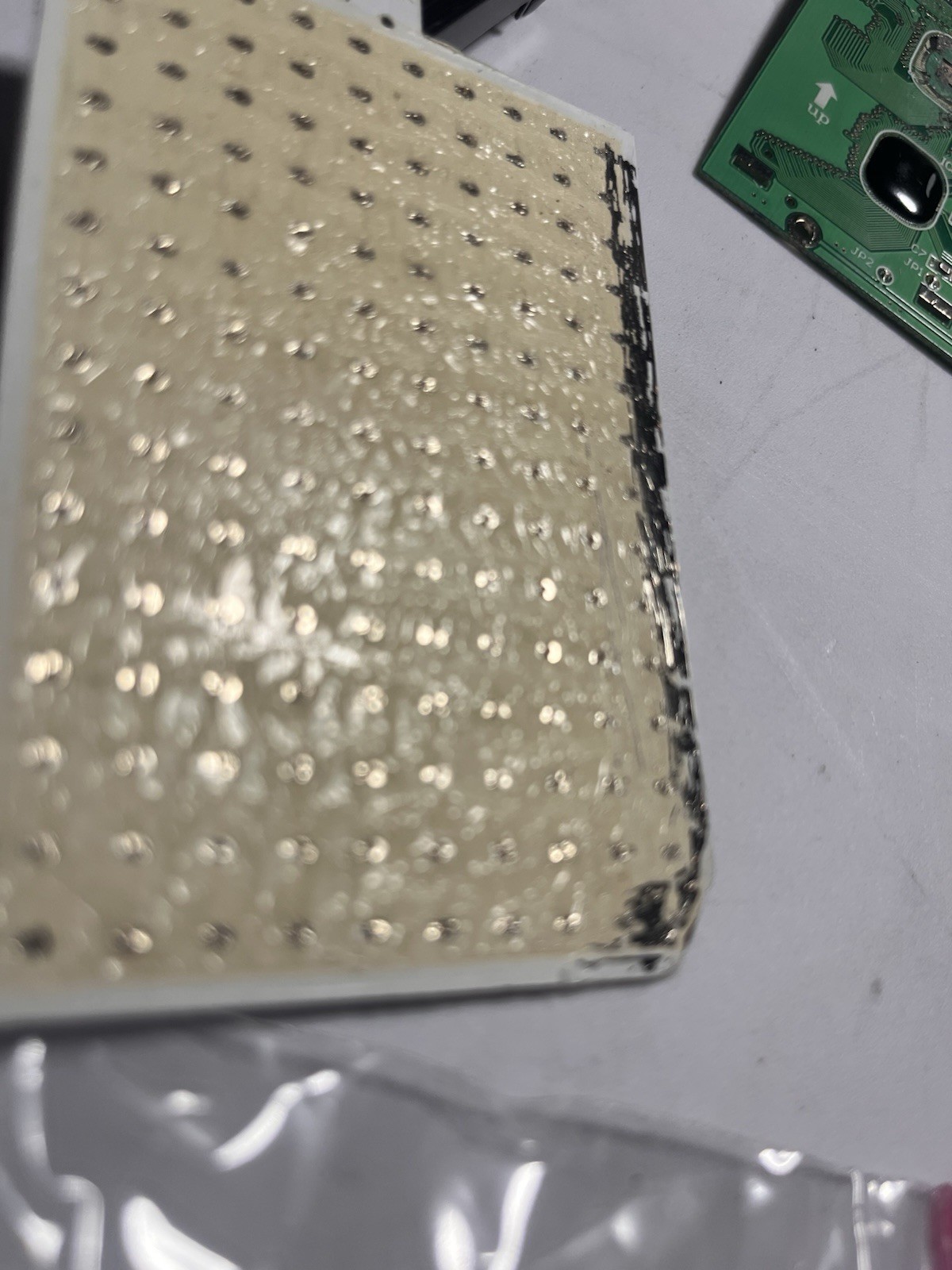 Vintage TFT Display Panel assembly with PCB board, gold plated display backplane