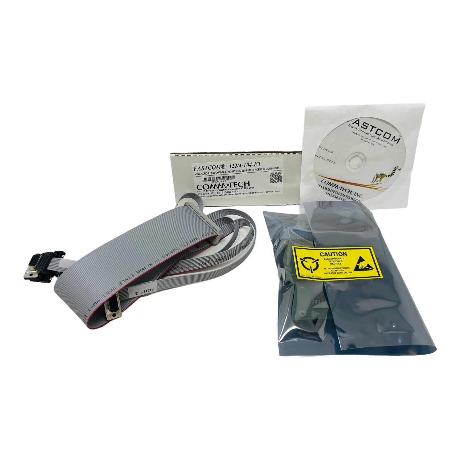 COMMTECH FASTCOM 422/4-104-ET ADV. 4CH RS-422/RS-485 INTERFACE NEW/NOS