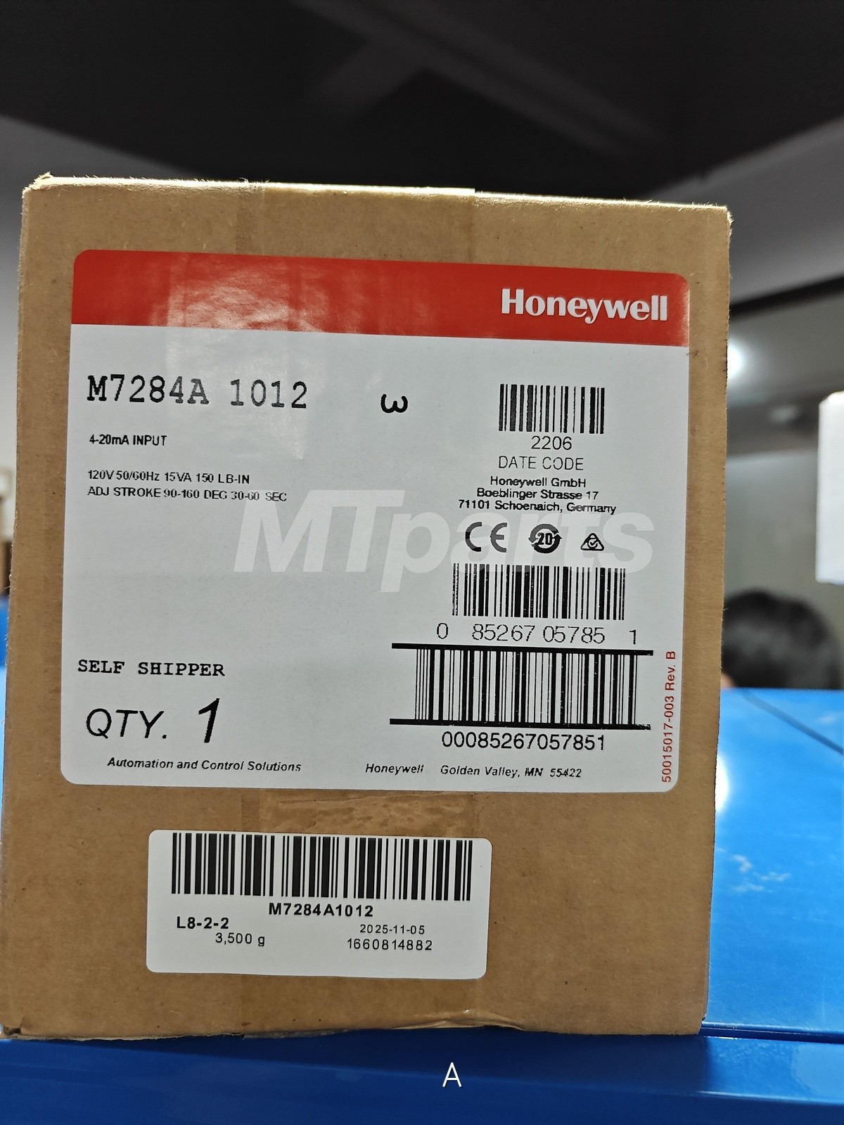 Surplus 1× Honeywell M7284A1012 New US Seller 1 year warranty