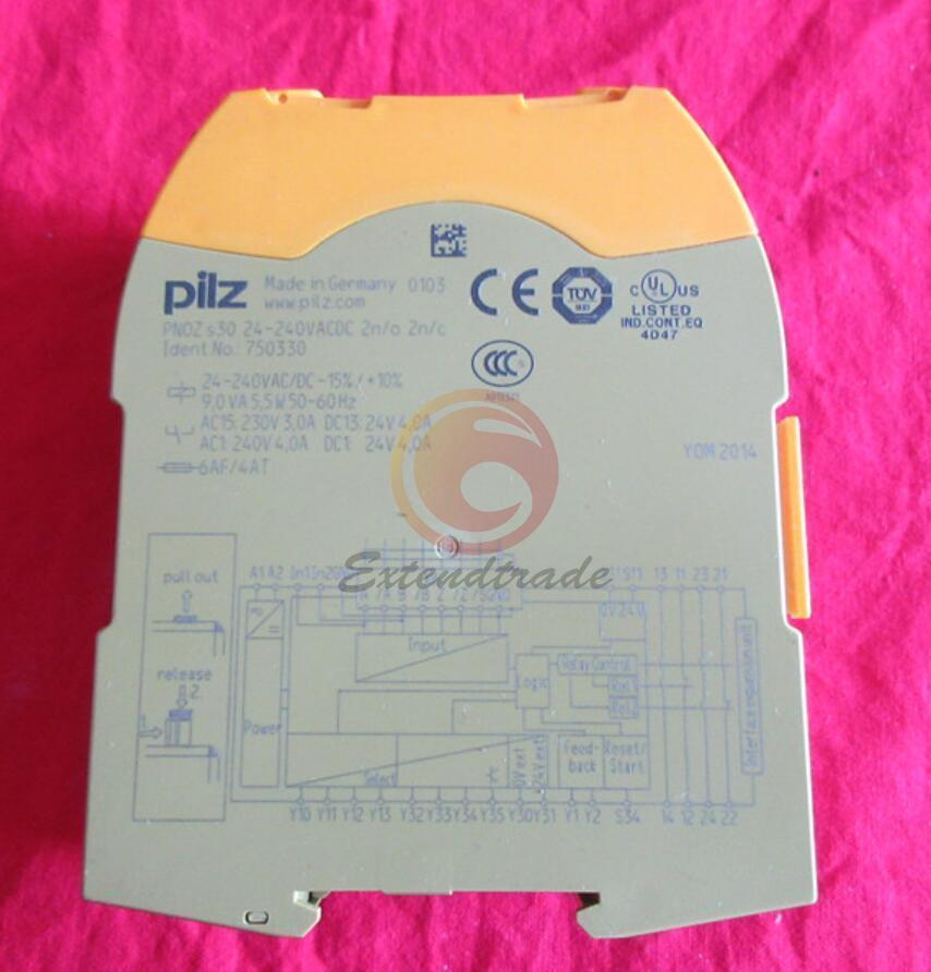 1PC Pilz PNOZ S30 750330 safety relay used