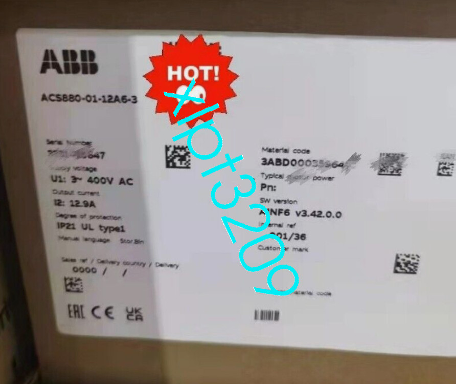 ACS880-01-12A6-3 ABB inverter Brand New FedEx or DHL