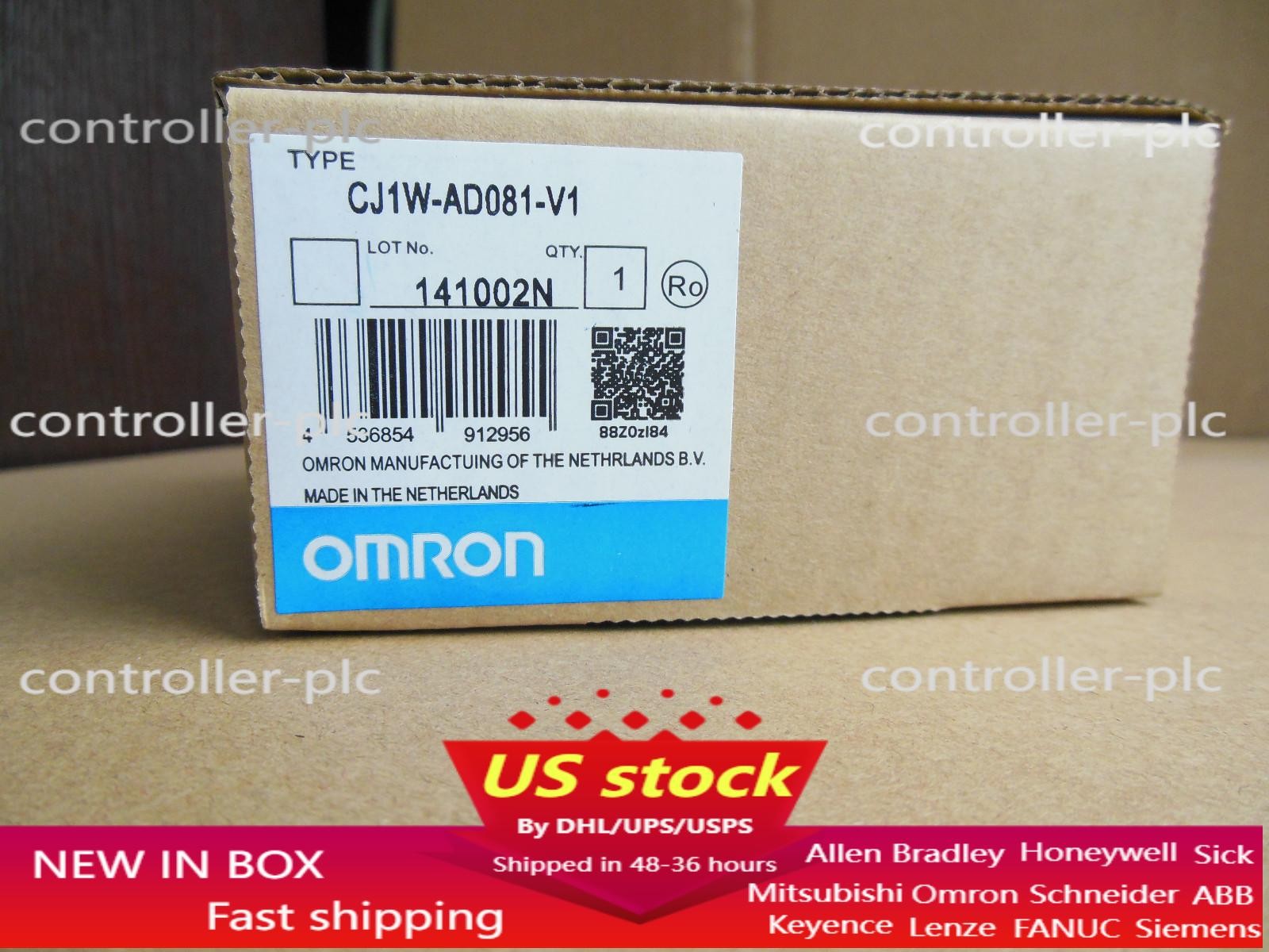 Omron CJ1W-AD081-V1 PLC Module CJ1WAD081V1 One Year Warranty US Free TAX