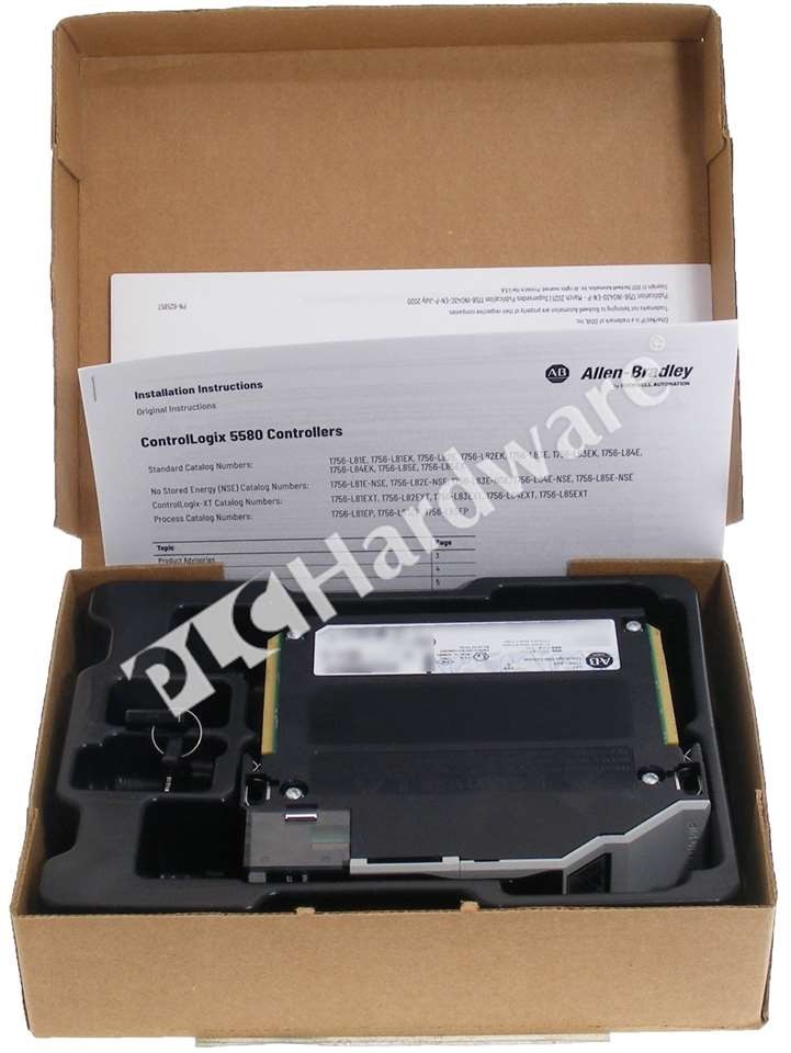 Surplus Pre-owned Allen Bradley 1756-L82E Ser B ControlLogix 5580 5MB Controller