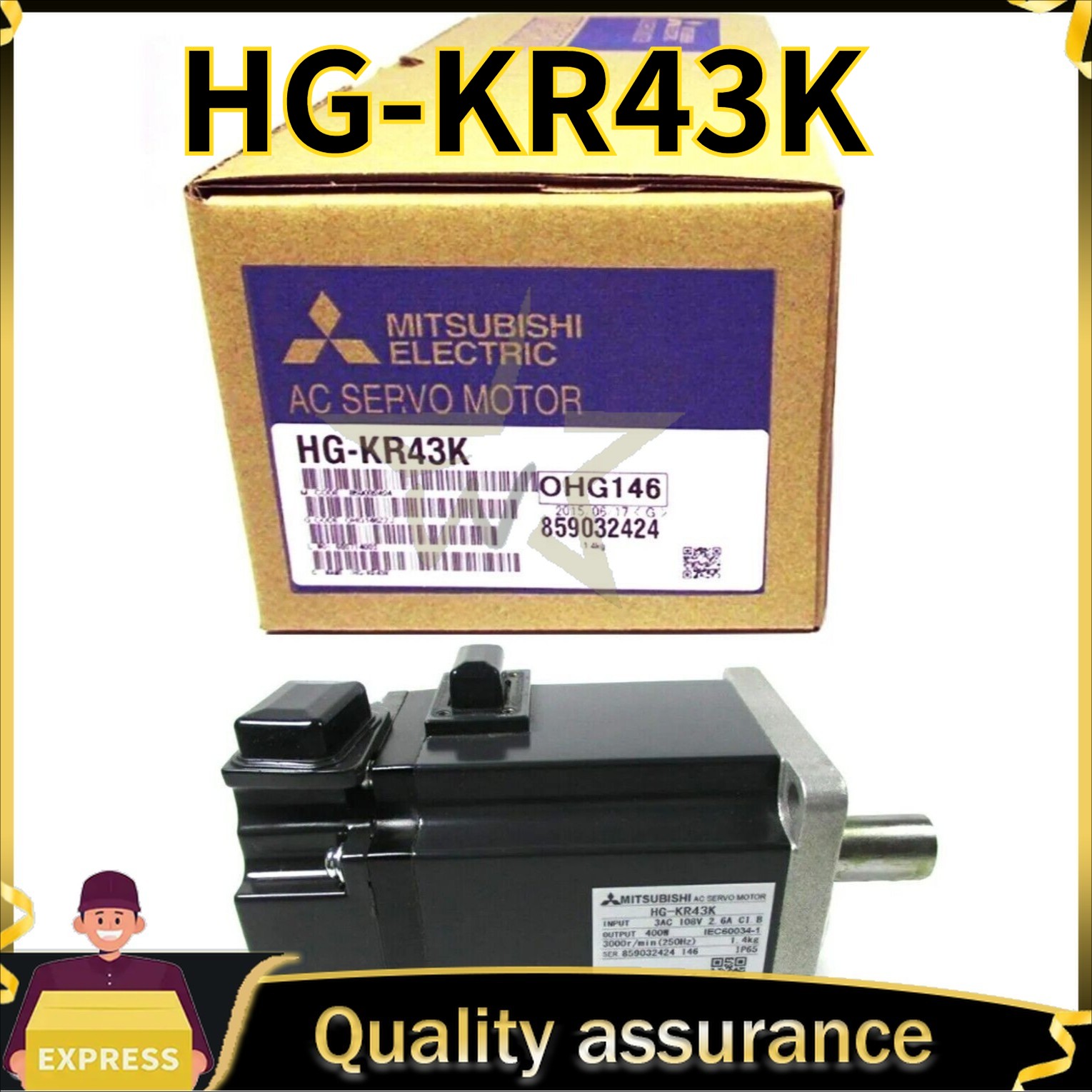 HG-KR43K 1PCS NEW MITSUBISHI Servo Drive Original Quality Goods Fast Ship