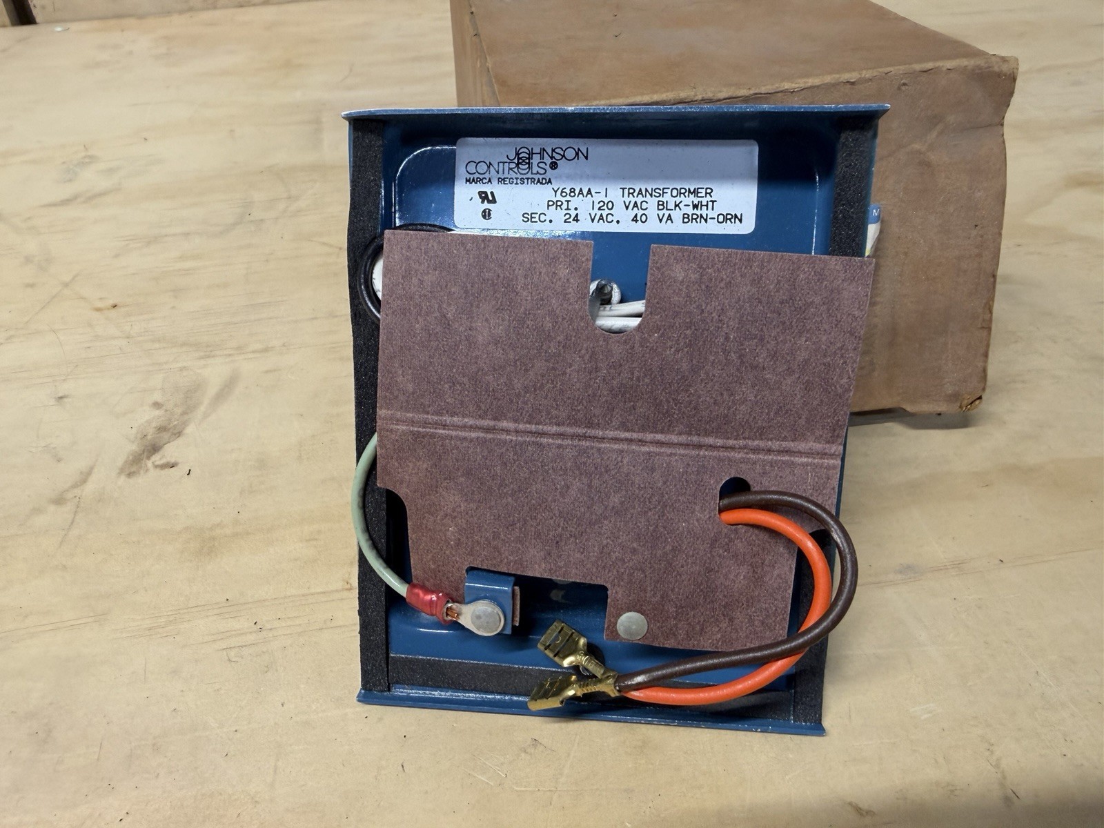 JOHNSON CONTROLS Y68AA-1 TRANSFORMER 40VA 120V-AC 24V-AC FREE SAME DAY SHIPPING