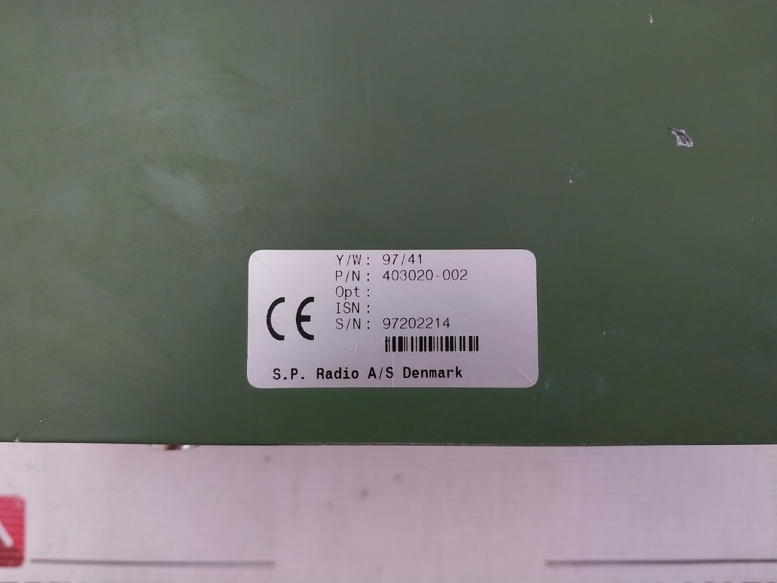 Sailor H2095 Inmarsat-C Transceiver 403020-002 10-32VDC 12A SW.V. 220