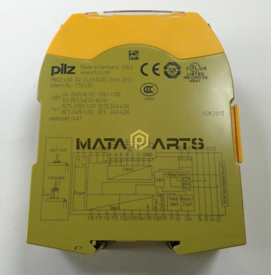1PC New Pilz PN0Z s30 24-240VACDC 2n/o 2n/c 750330 safety relay