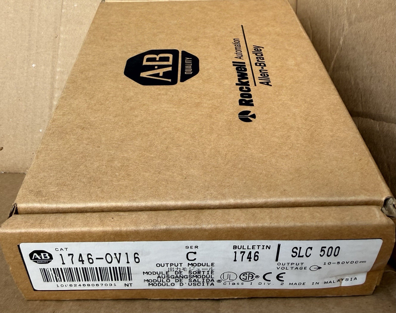 Allen Bradley 1746-OV16 Output Module 1746-0V16 Series C