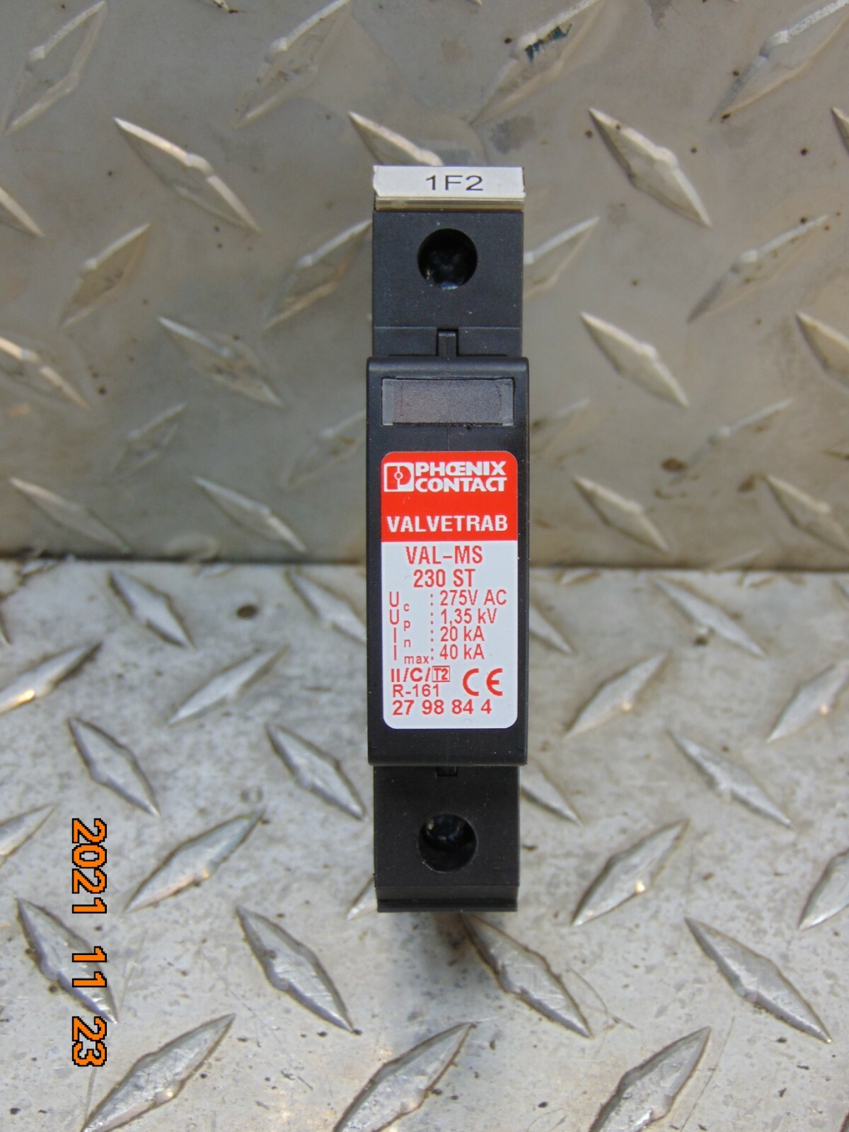 PHOENIX CONTACT VAL-MS 230 ST VALVETRAB & SURGE PROTECTION BASE