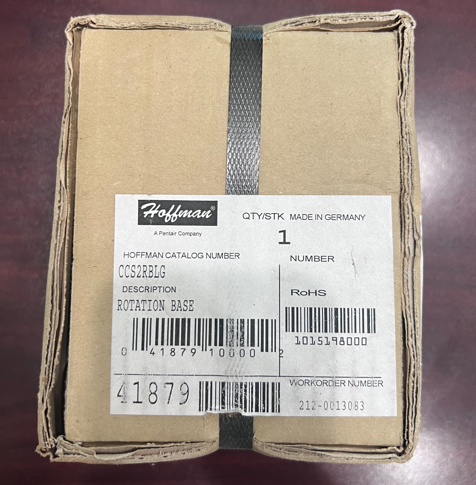 New in Box Sealed, NVENT HOFFMAN C-CS2RBLG ROTATION BASE