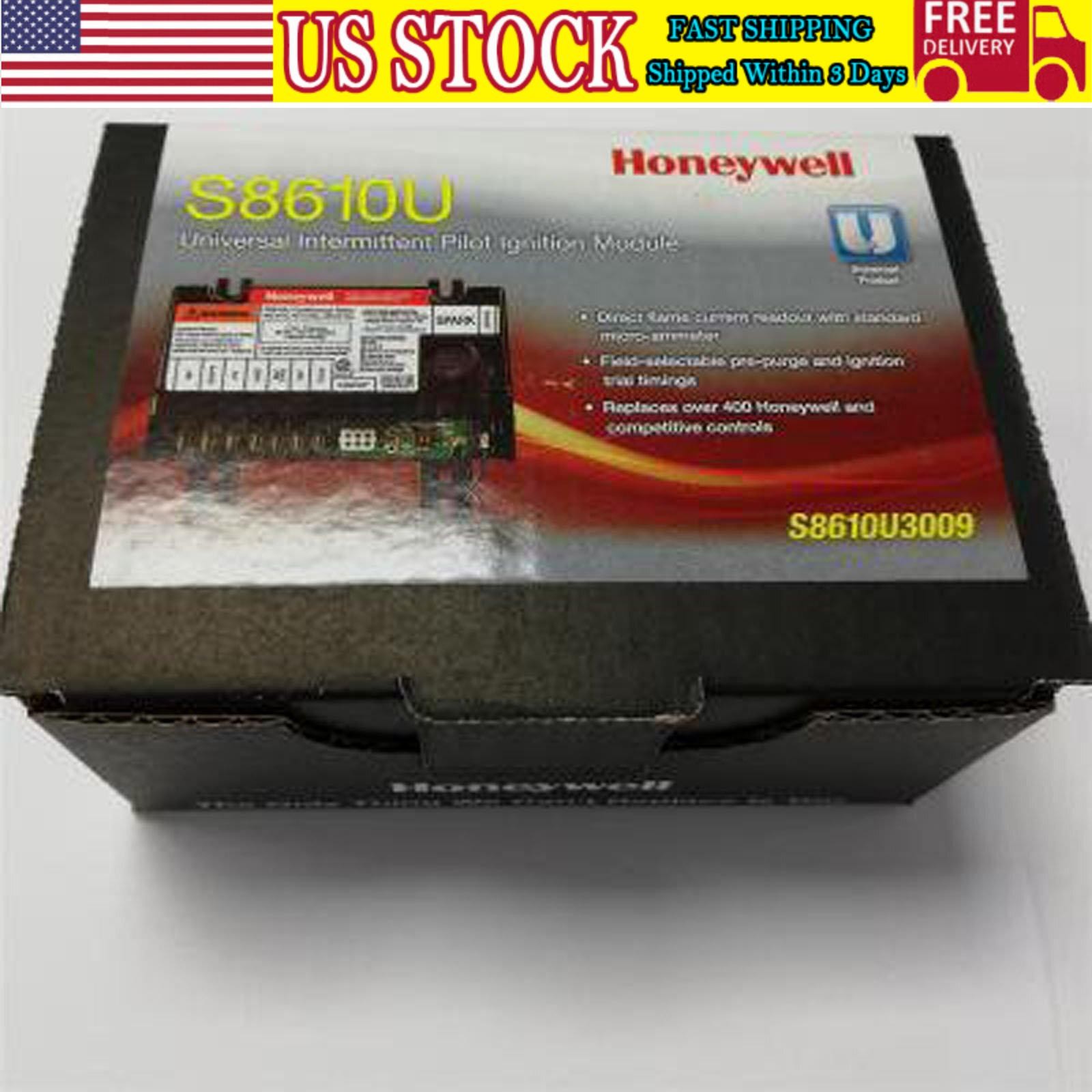 1PC New Honeywell S8610U3009 Universal Intermittent Pilot Ignition Module In Box