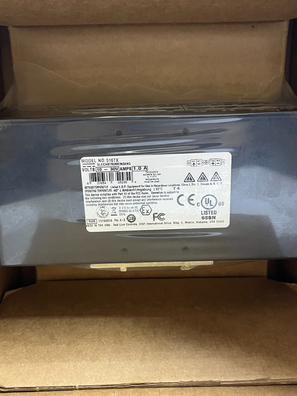 NEW RED LION N-TRON 516TX-A / 516TXA ETHERNET SWITCH 16-PORT 10/100 BaseTX RJ-45