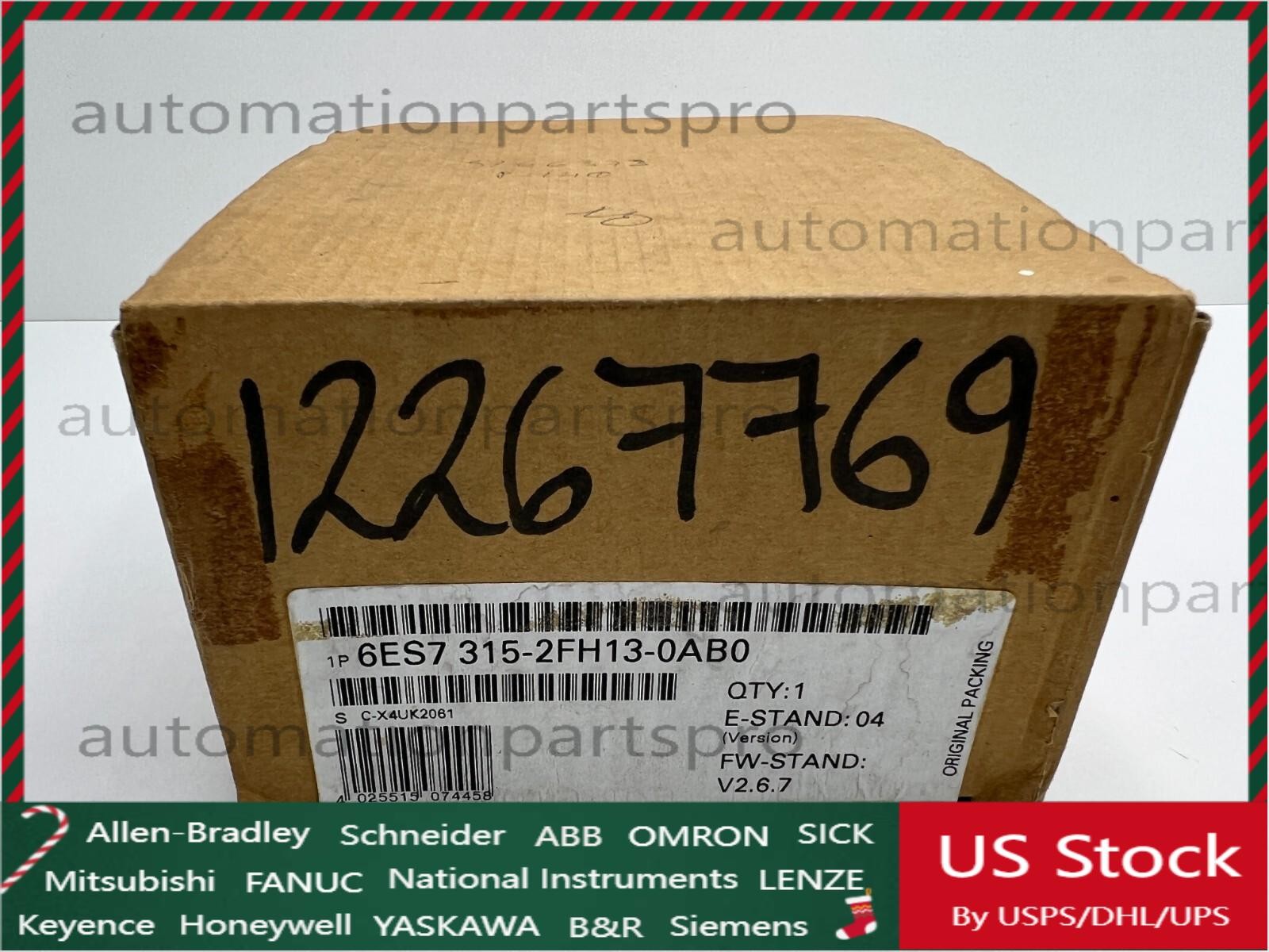 New Siemens 6ES7315-2FH13-0AB0 6ES7 315-2FH13-0AB0 SIMATIC CPU315F-2 PN/DP