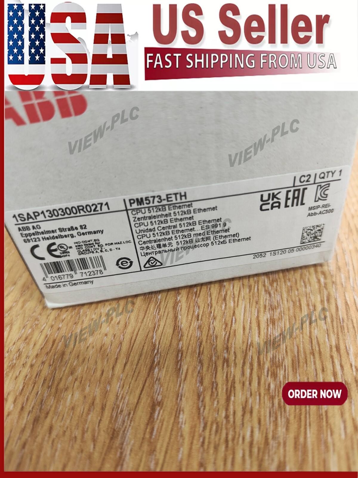 ABB PLC PM573-ETH CPU 1SAP130300R0271