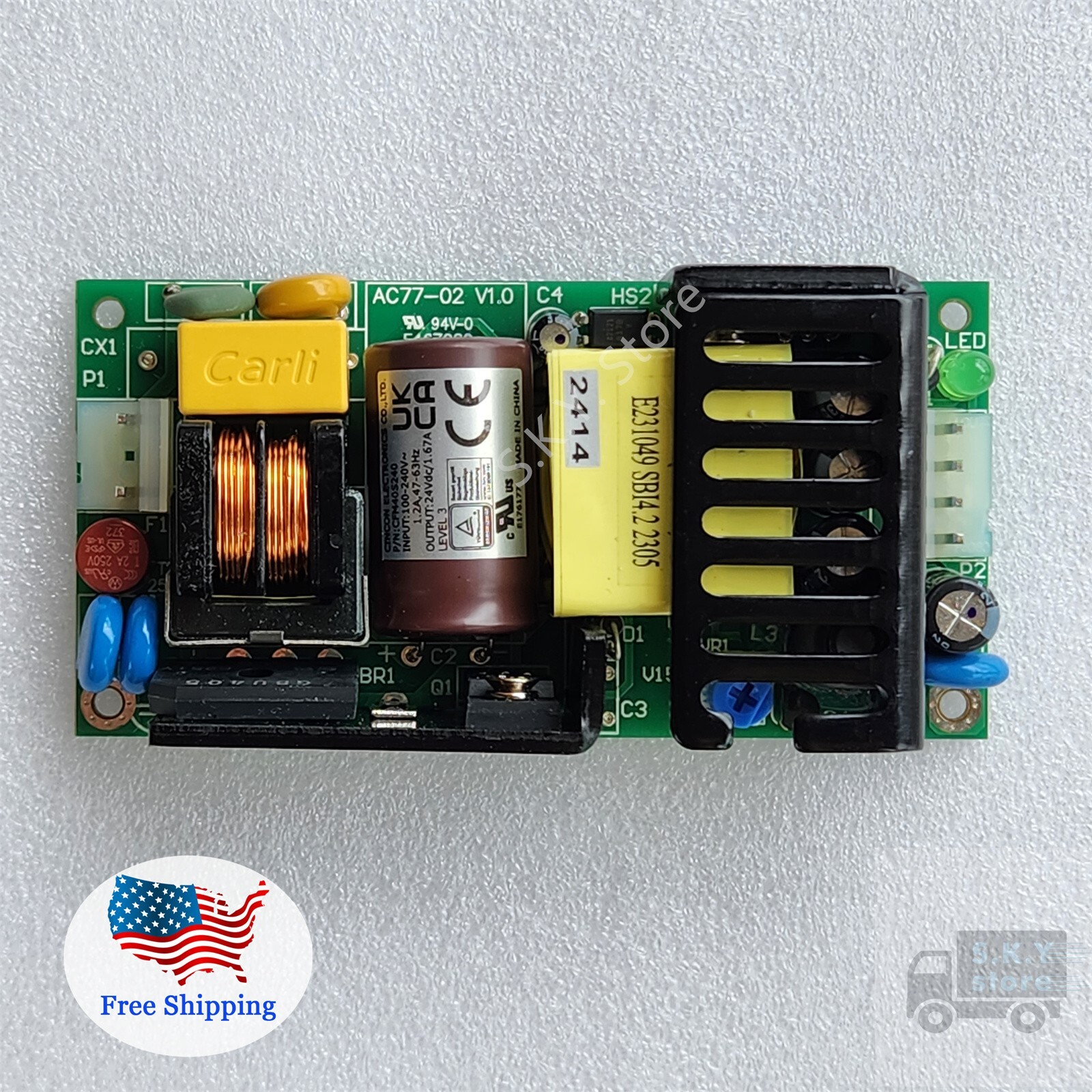 New AC77-02 40W 24V Power Module V1.0 110-220V Industrial Controlling Module