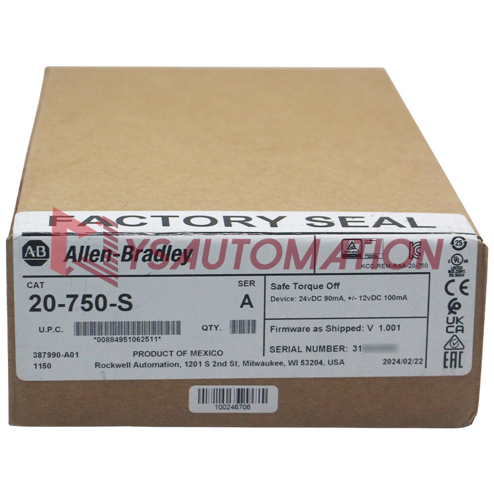 New Allen-Bradley 20-750-S AB Safe Torque Off Option Module AB 20750S