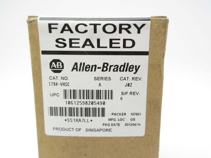 ALLEN BRADLEY 1794-VHSC SER. A DATE: 2012 NSFS