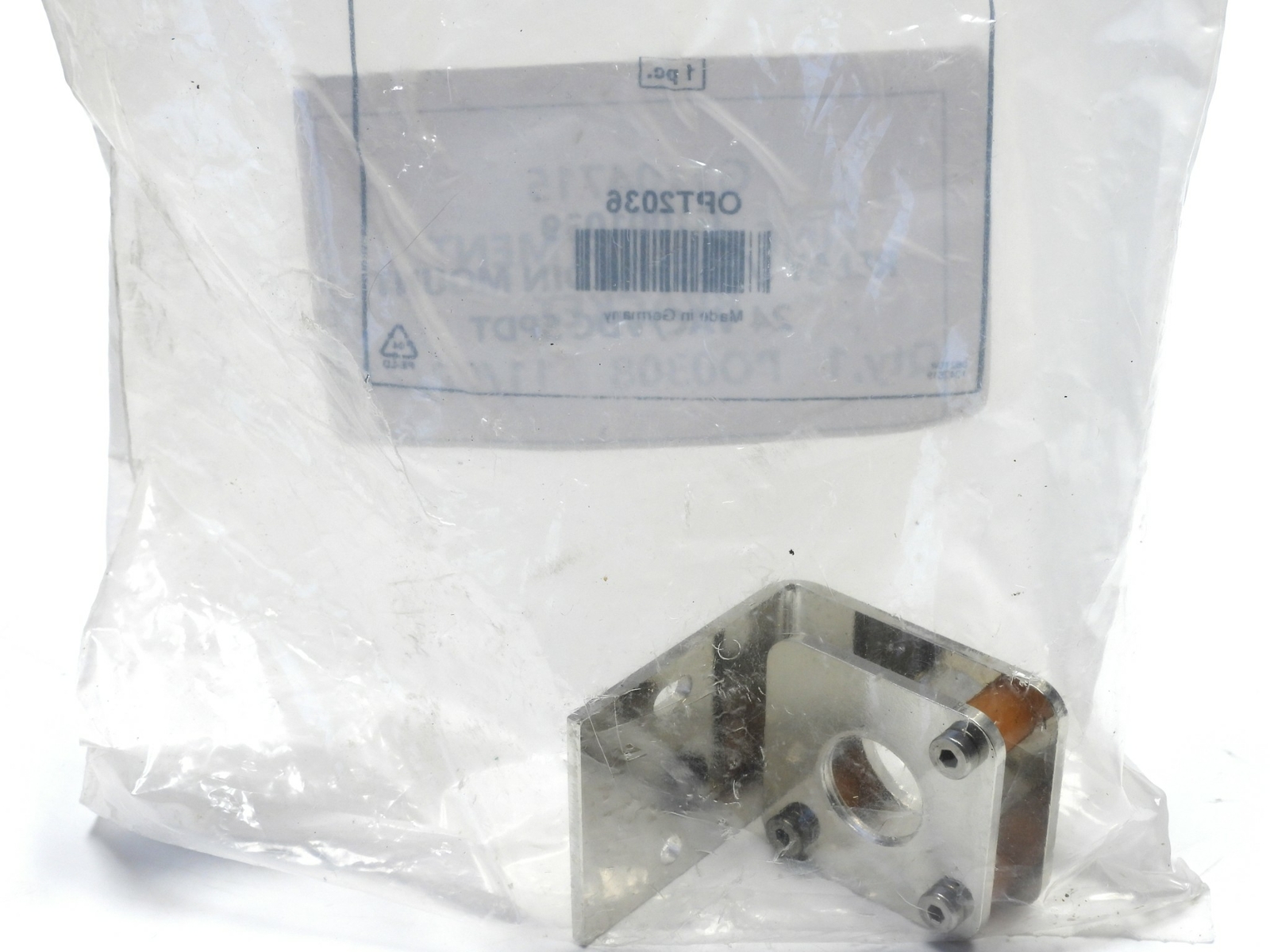 Wenglor OPT2036 Fine Adjustment Mounting Bracket Right Angle for 18mm sensors