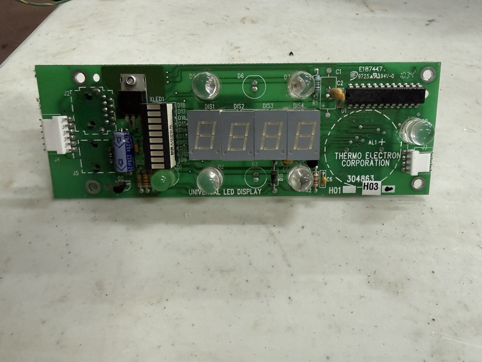 Thermo Electron 304863H03 Universal LED Display PCB Control Board
