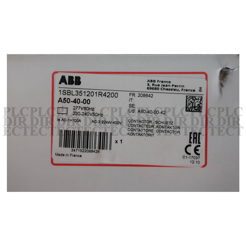 1PCS NEW ABB A50-40-00 Contactor 220V Fast delivery