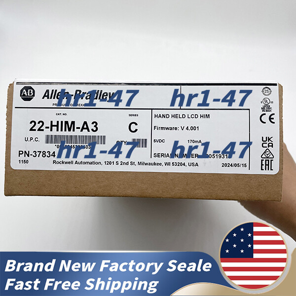2024 22-HIM-A3 Series C New Sealed Allen-Bradley POWERFLEX HIM MODULE with cable