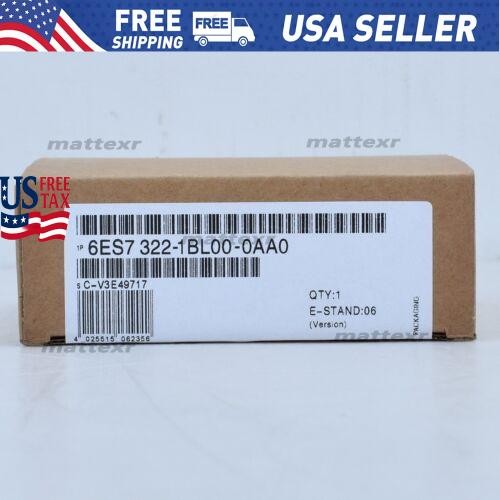 New Siemens 6ES7322-1BL00-0AA0 6ES7 322-1BL00-0AA0 SIMATIC S7-300 Digital output