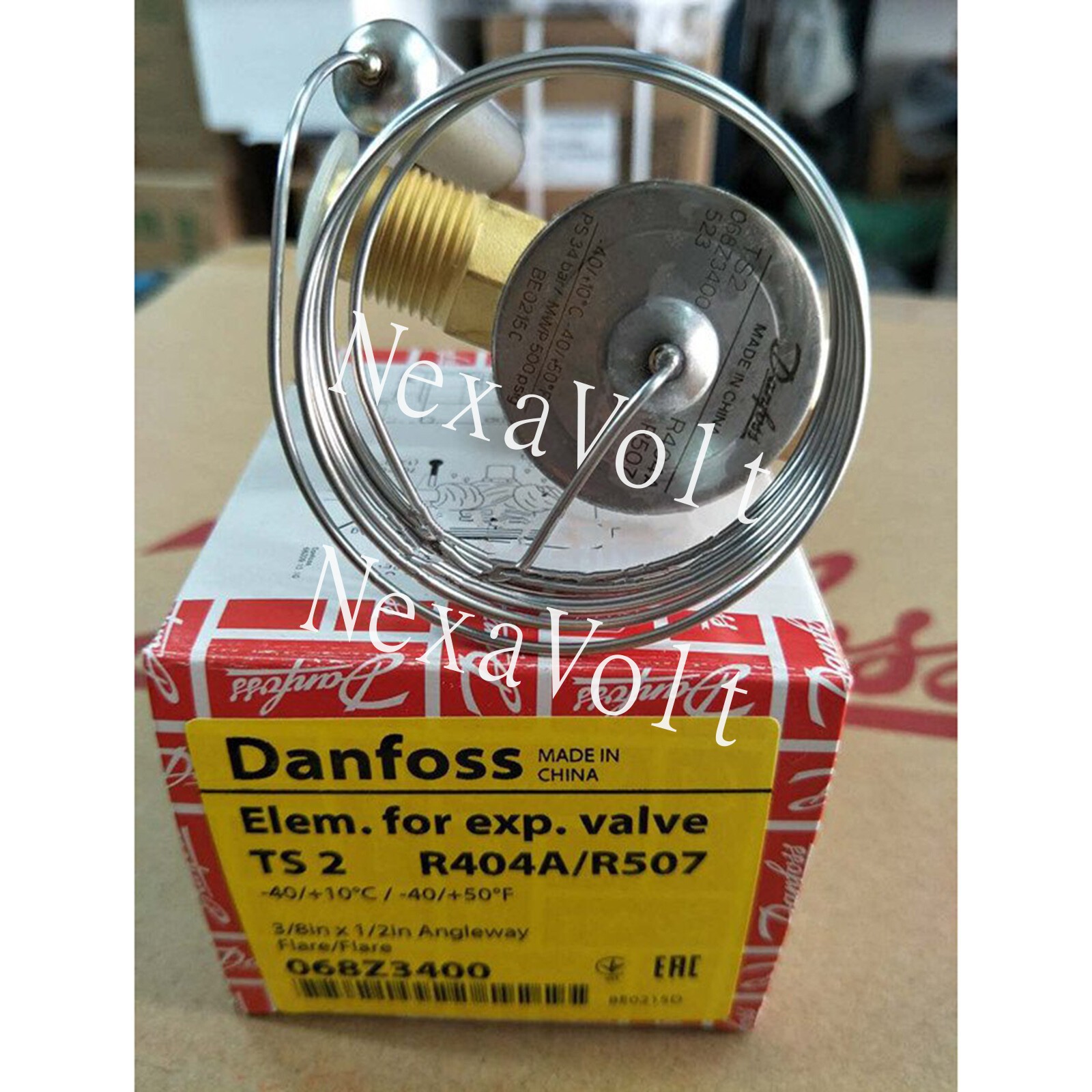 TS2 / 068Z3400 NEW DANFOSS EXPANSION VALVE #QW ~