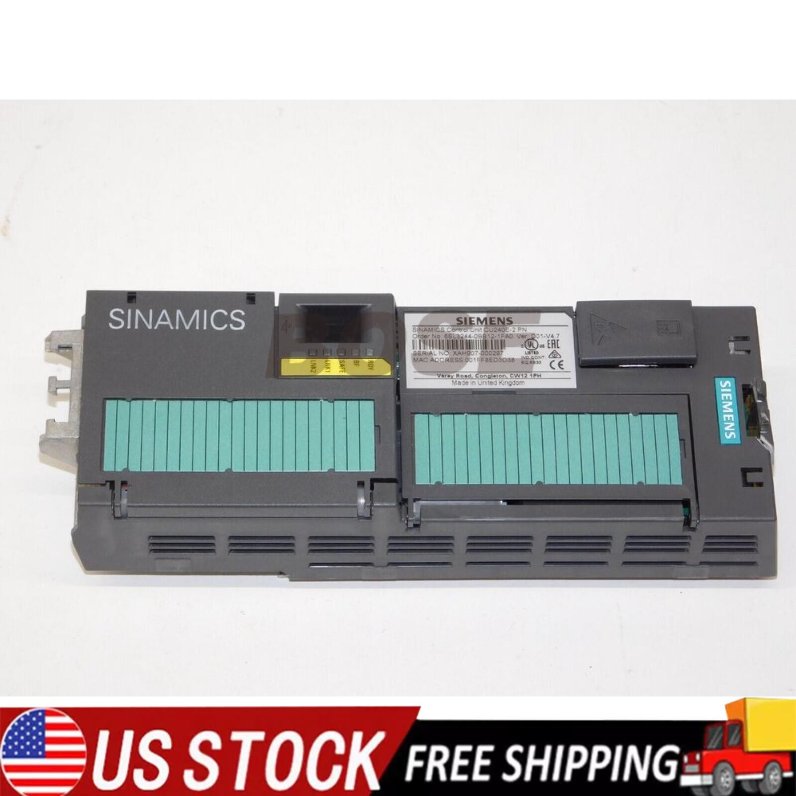 New Siemens 6SL3 244-0BB12-1FA0 6SL3244-0BB12-1FA0 G120 CONTROL UNIT CU240E-2 PN