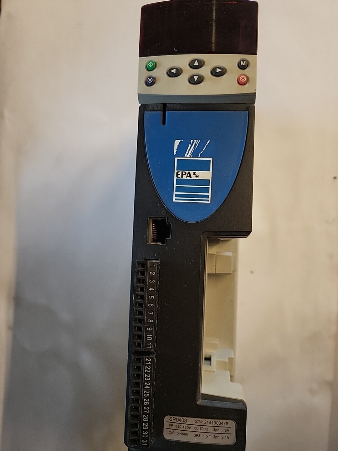 EPA Unidrive SP Variable Frequency Drive 3098-0050 0.75kW SP0403