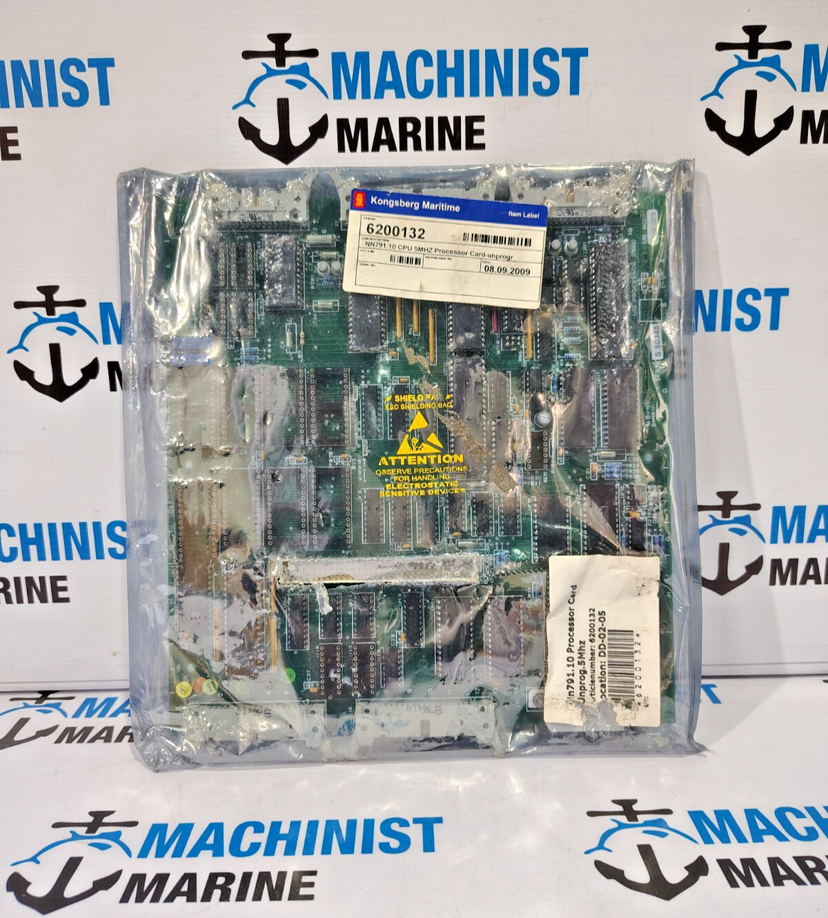 NORCONTROL NN-791.10 I/O CPU 5MHZ Processor unprogr HER100261I KONGSBERG 6200132