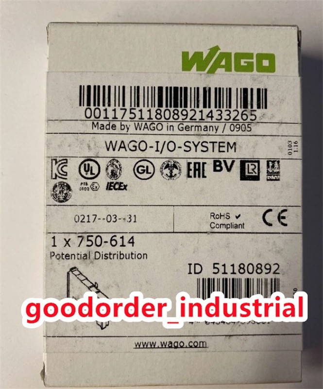 New Factory Sealed WAGO 750-614 PLC Module 750-614 750-614