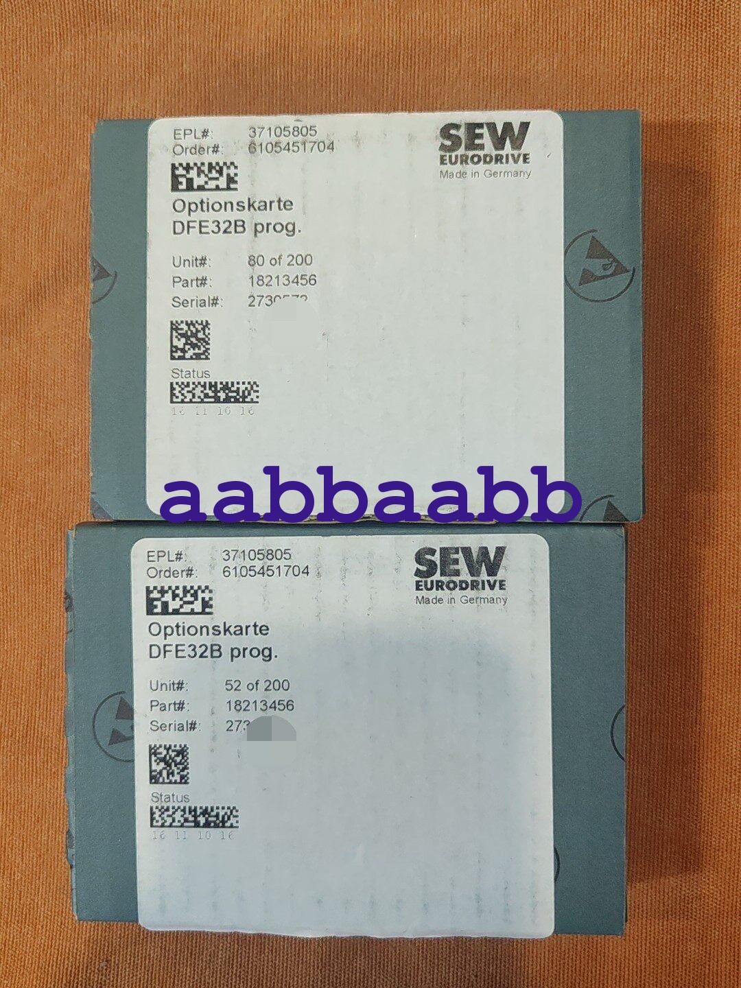 1PCS NEW SEW DFE32B prog 18213456 Communication Card #GW