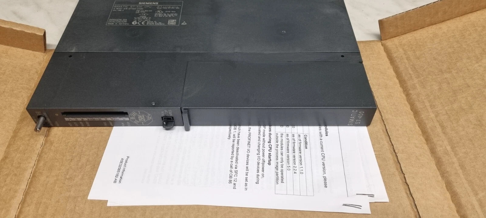 Siemens Simatic S7 6ES7416-2FN05-0AB0 6ES7 416-2FN05-0AB0 , 6es7416-2fn05-0ab0