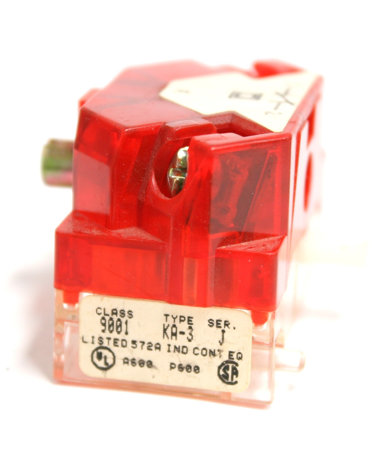 Square D 9001 KA3 KA-3 NC Normally Close Contact Block SER. J New old stock
