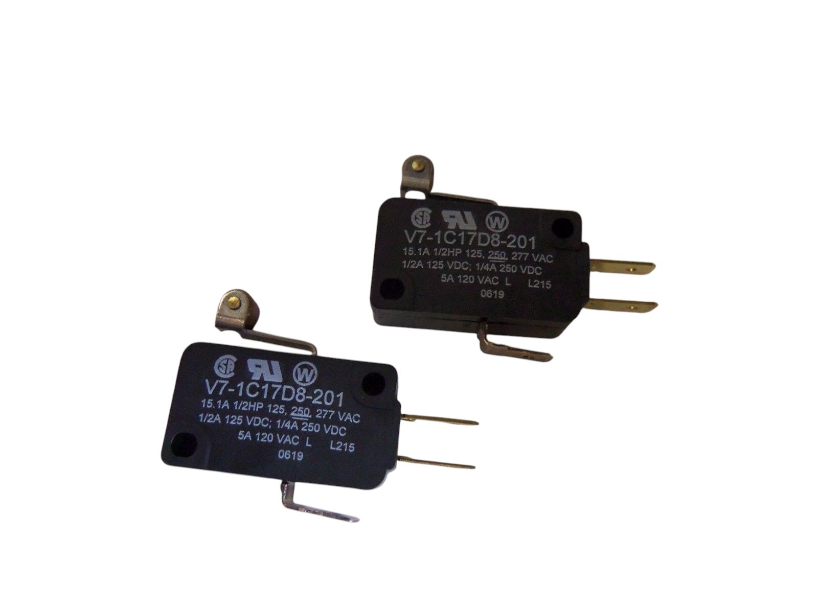 LOT OF 2 MICROSWITCH V7-1C1D8-201 NSNP