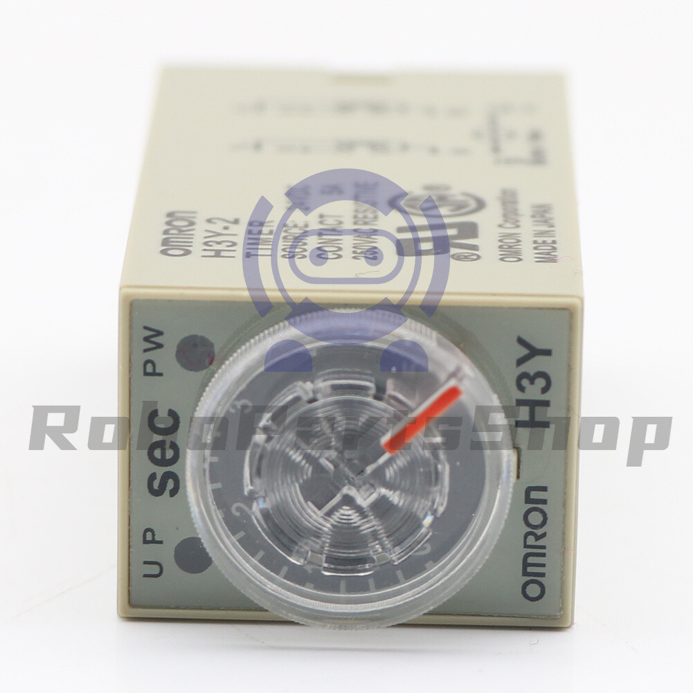 1PCS New Omron H3Y-2 H3Y2 PPower-on Delay Timer Relay 8 Pins /RS