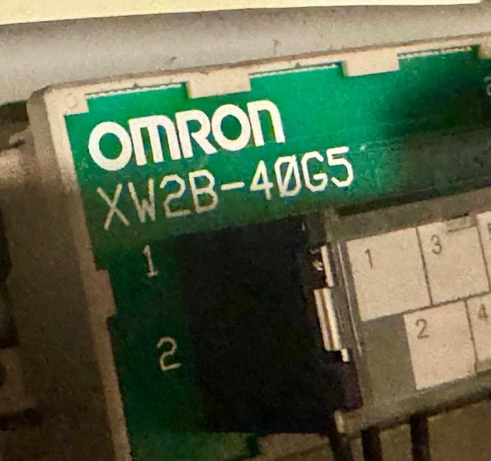 Mounted Omron C200H PLC System CPU64 Rack w/ I/O Modules Power Supplies Relays