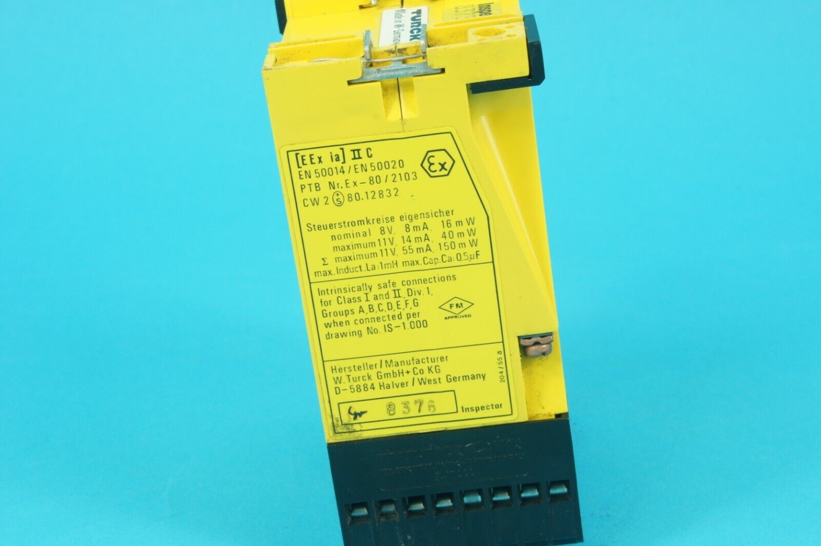 Turck MS21-12Ex0-R Multi-Safe Rotation Speed Monitor