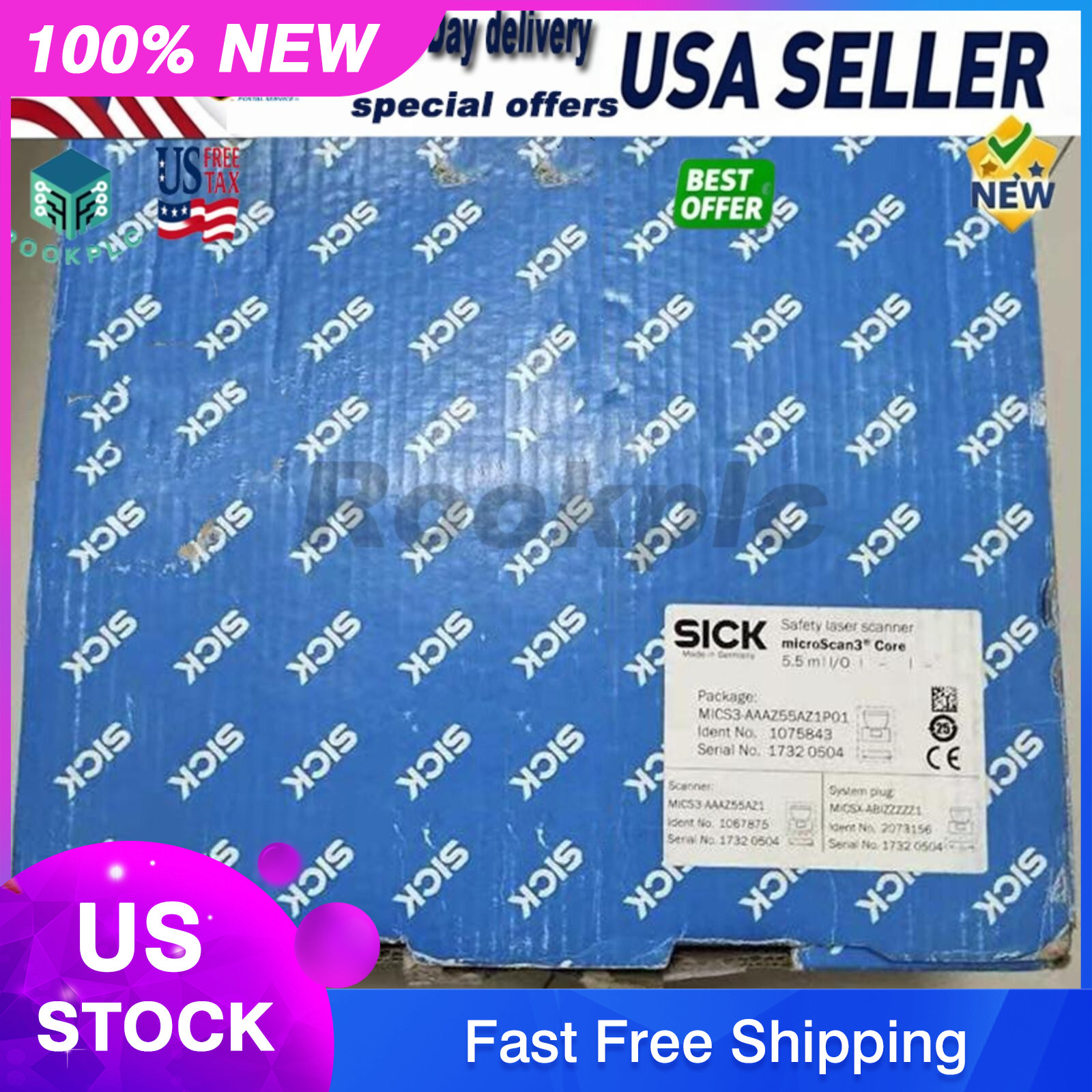 one new SICK MICS3-AAAZ55AZ1P01 safety laser scanner Fast Delivery