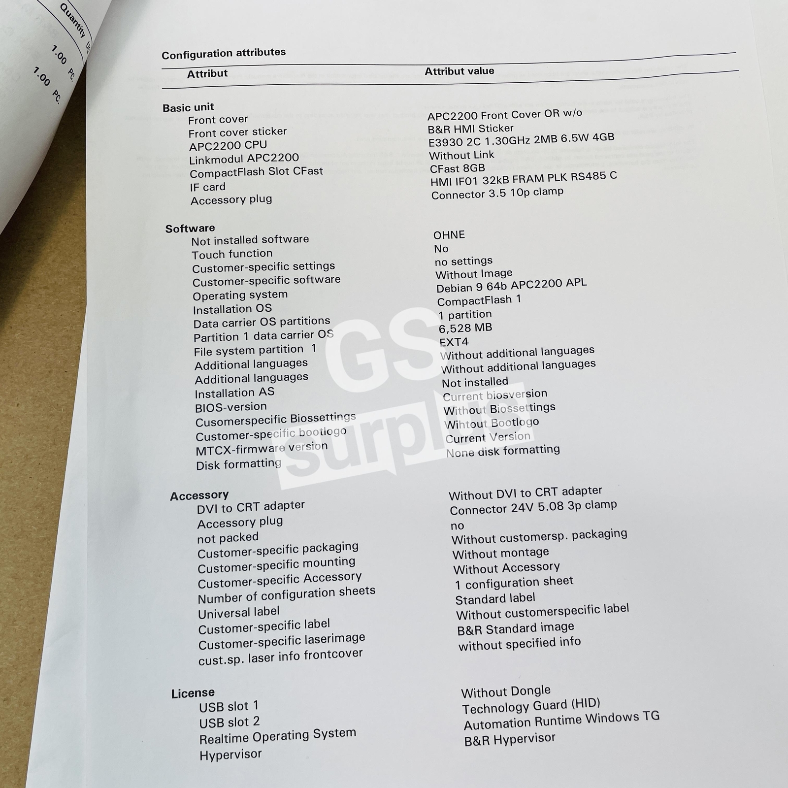 B&R 5R2380000000K7-001 / 5APC2200.AL04-000 APC2200 System Unit (New no box)