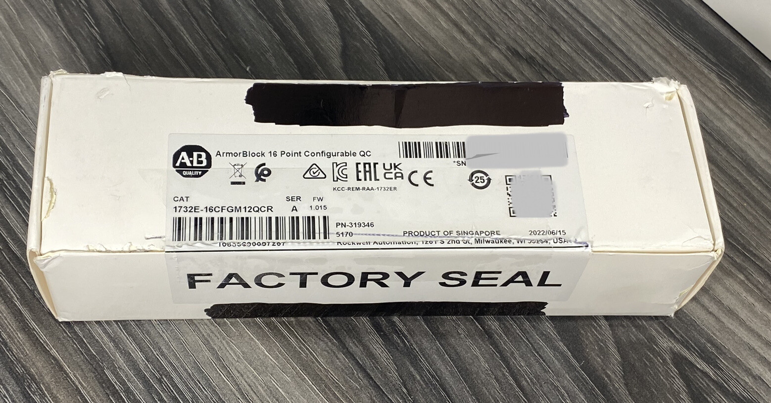 Allen Bradley 1732E-16CFGM12QCR Series A ArmorBlock 16Pt Configurable 2022 – USA