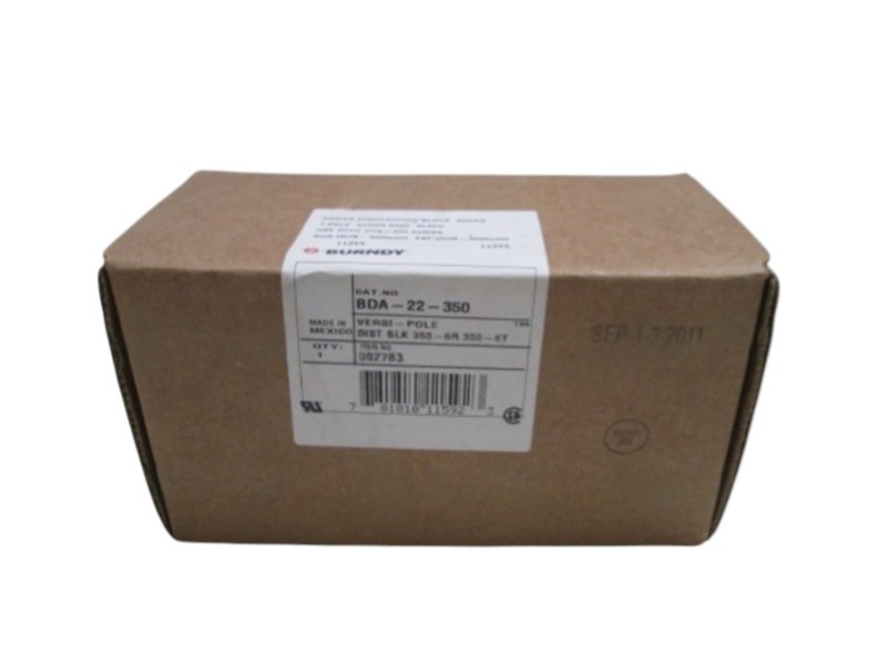 BURNDY POWER DISTRIBUTION BLOCK BDA-22-350 NSMP